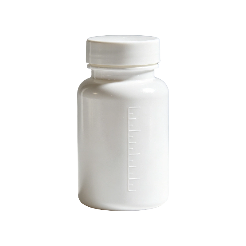 100 ml 150 ml HDPE-vitamiinitabletit ravitsemukselliset pyöreät kapselipullot