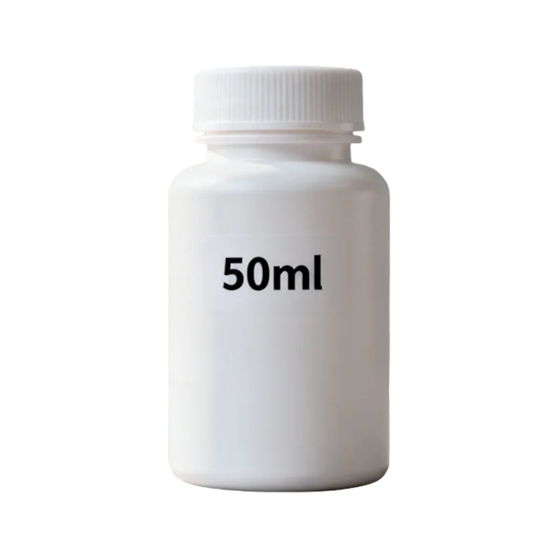 50 ml 100 ml pyöreä HDPE lääkepilleri, tyhjä muovipullo